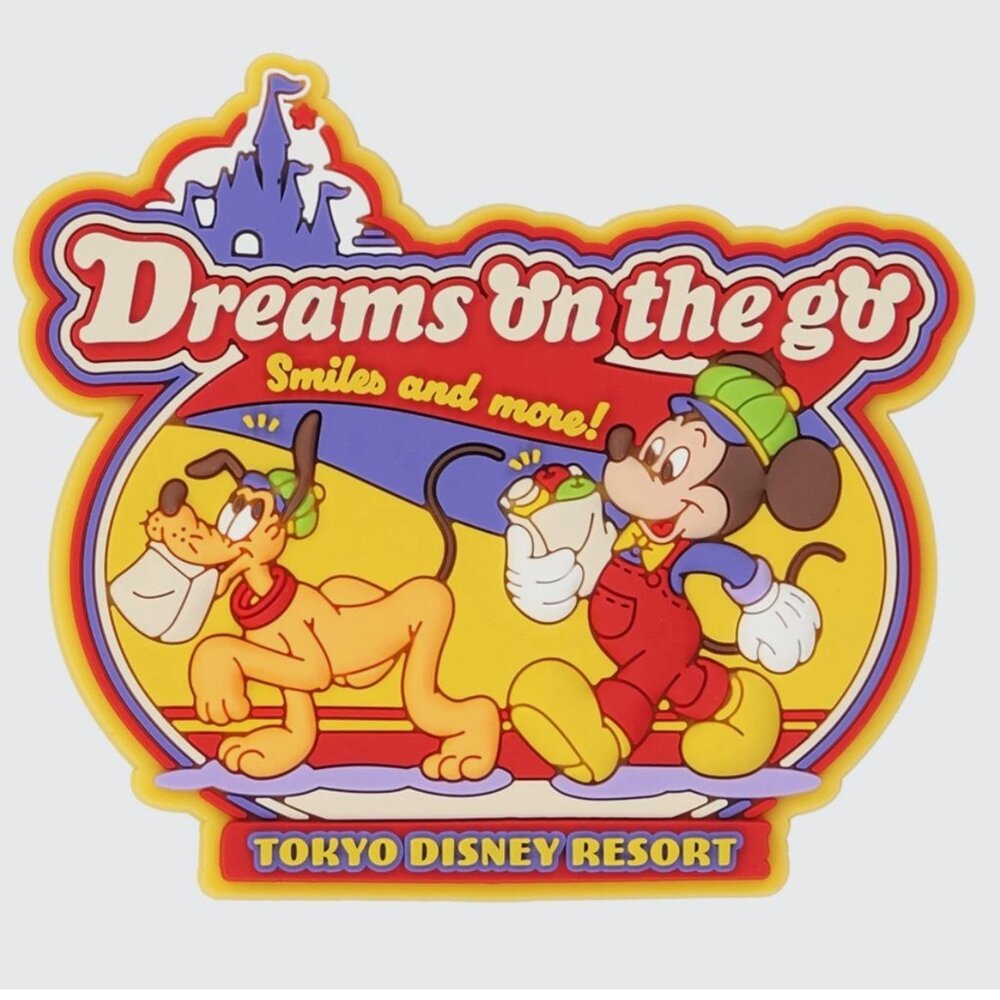 *TOKYO JAPAN* Disney Resort Hotel Disneyland Mickey/Pluto Magnet - NEW!